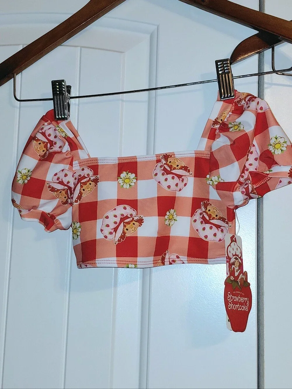 Dreamwave Toddler 2T or 3T Strawberry Shortcake 2 Piece Swimsuit Cover Up NWT